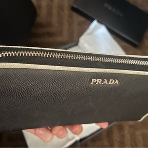 Prada Long Leather Wallet - image 1